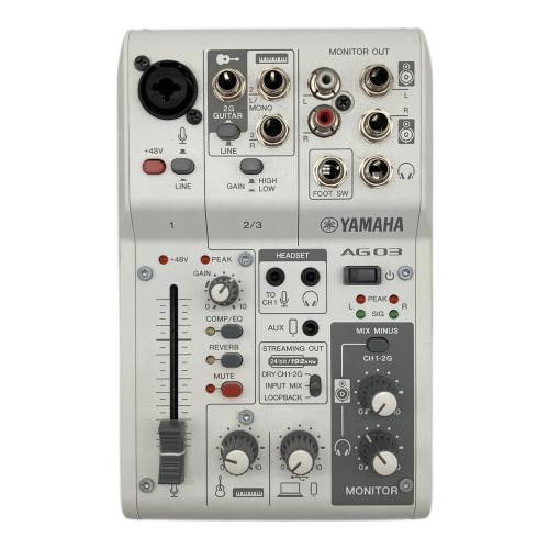 YAMAHA (ヤマハ) ライブストリーミングミキサー AG03MK2
