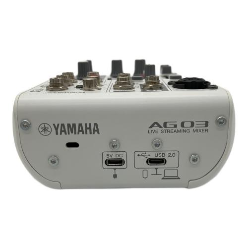YAMAHA (ヤマハ) ライブストリーミングミキサー AG03MK2