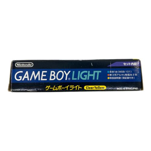 Nintendo (ニンテンドー) GAMEBOY LIGHT MGB-101 クリアイエロー @ トイザらス限定