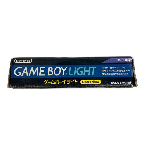 Nintendo (ニンテンドー) GAMEBOY LIGHT MGB-101 クリアイエロー @ トイザらス限定