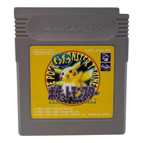 任天堂 (ニンテンドウ) ポケットモンスター ピカチュウ ゲームボーイ用ソフト -