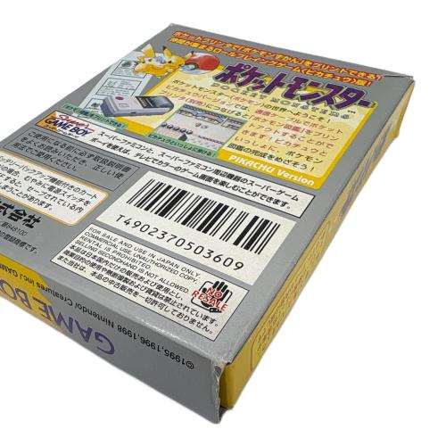 任天堂 (ニンテンドウ) ポケットモンスター ピカチュウ ゲームボーイ用ソフト -