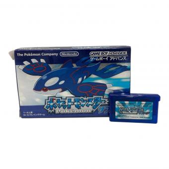 任天堂 (ニンテンドウ) ポケットモンスター サファイア ゲームボーイアドバンス用ソフト CERO A (全年齢対象)