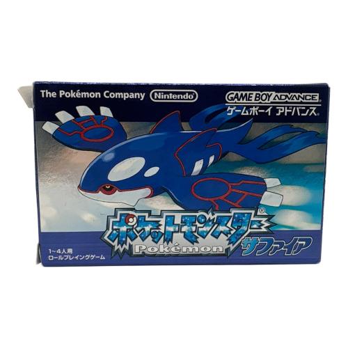 任天堂 (ニンテンドウ) ポケットモンスター サファイア ゲームボーイアドバンス用ソフト CERO A (全年齢対象)