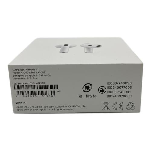 Apple (アップル) AirPods(第4世代) MXP63J/A