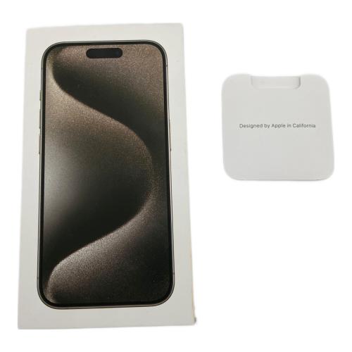 Apple (アップル) iPhone15 Pro MTU93J/A ナチュラルチタニウム