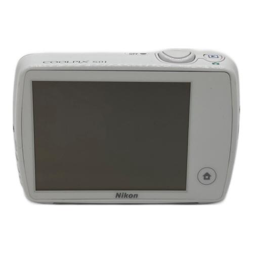 Nikon (ニコン) コンパクトデジタルカメラ COOLPIX S01 ホワイト