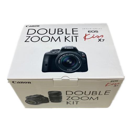 CANON (キヤノン) 一眼レフカメラ EOS KISS X7 ダブルズームキット