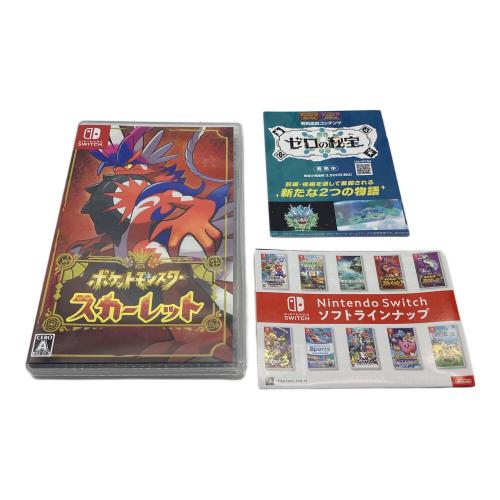 任天堂 (ニンテンドウ) ポケットモンスター スカーレット Nintendo Switch用ソフト CERO A (全年齢対象)