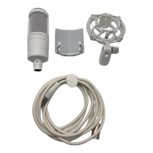 audio-technica (オーディオテクニカ) コンデンサーマイク at2020 XLR CABLE付