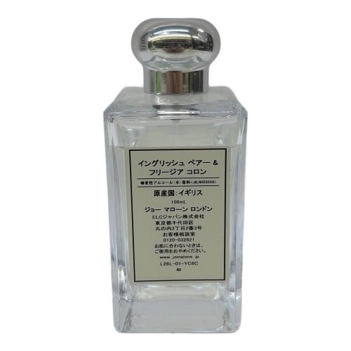 JO MALONE (ジョーマローン) オーデコロン 100ml 残量80%-99% イングリッシュペアー&フリージア