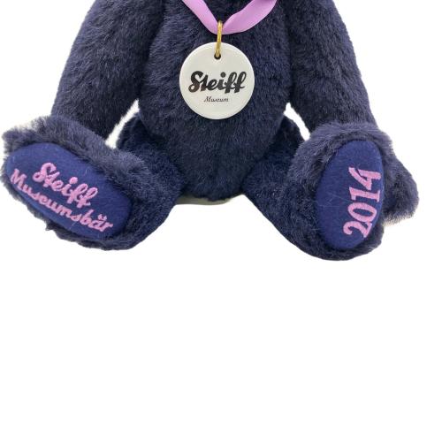Steiff (シュタイフ) ミュージアムベア ヌイグルミ パープル @ 2014年