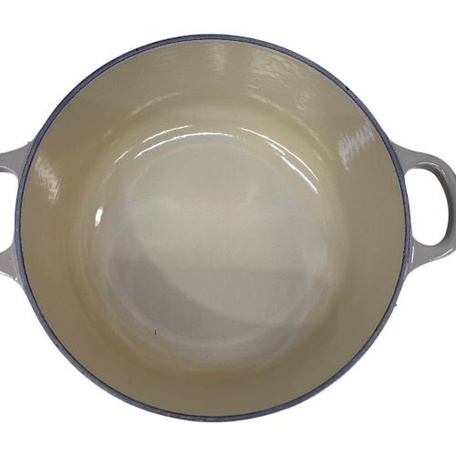 LE CREUSET (ルクルーゼ) ホーロー鍋 グレー ココット・ロンド