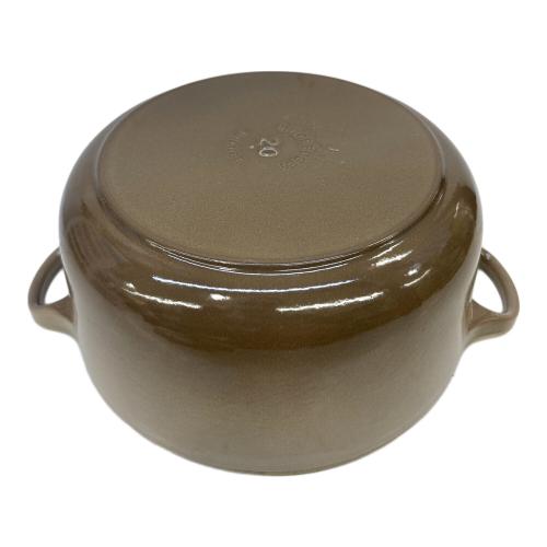 LE CREUSET (ルクルーゼ) ホーロー鍋 グレー ココット・ロンド