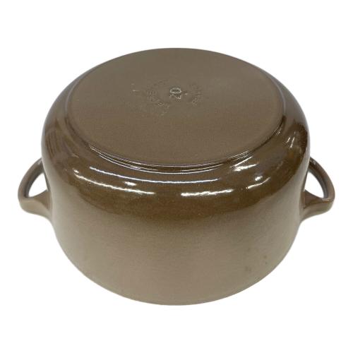 LE CREUSET (ルクルーゼ) ホーロー鍋 グレー ココット・ロンド