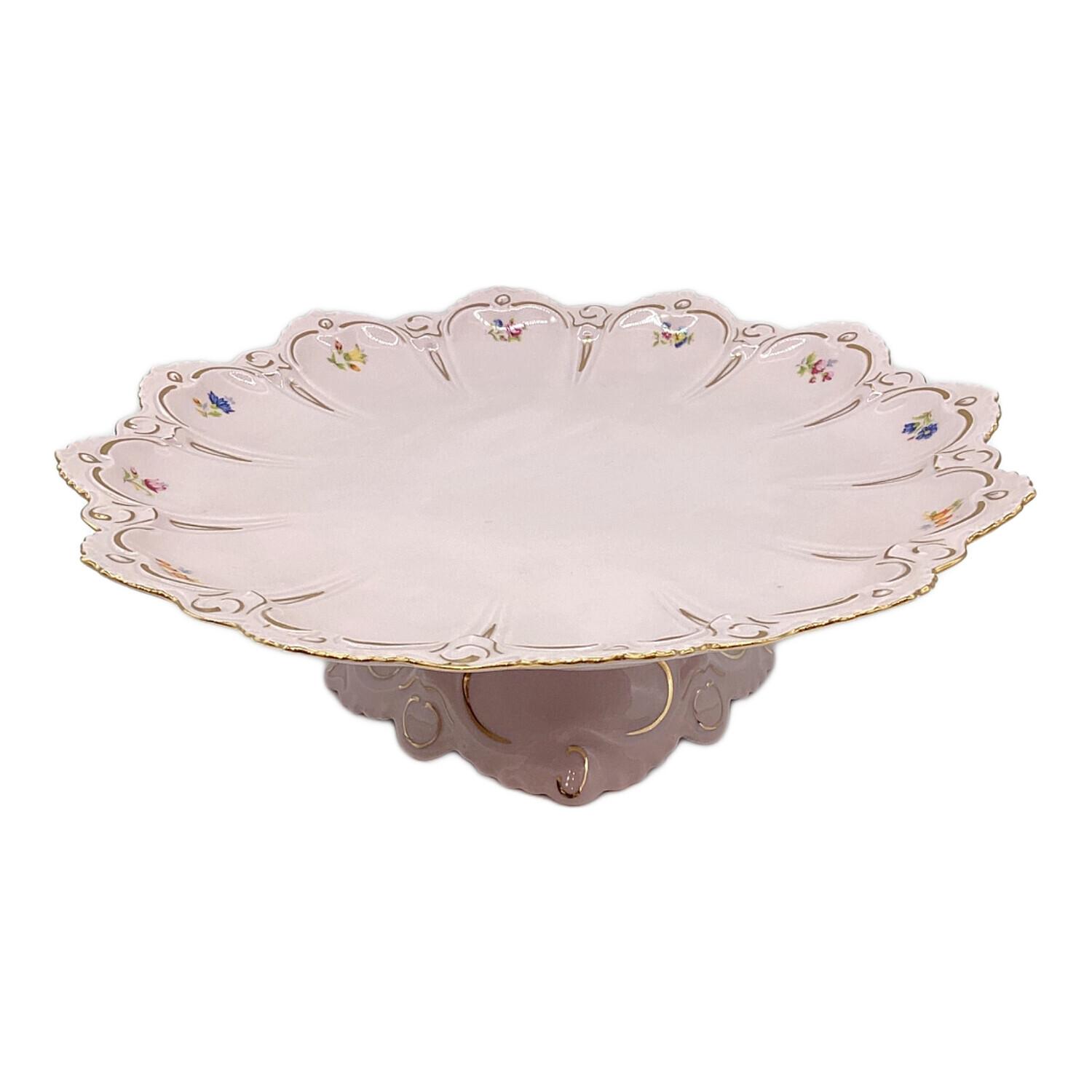 H＆C コンポート皿 ピンクポーセリン 大サイズ｜トレファクONLINE