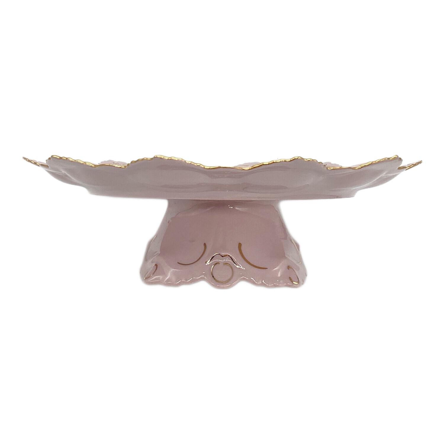 H＆C コンポート皿 ピンクポーセリン 大サイズ｜トレファクONLINE