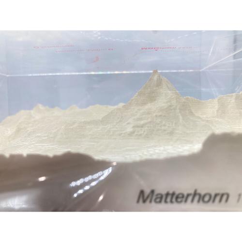 スイス レリオラマ 精密山岳模型　マンハッタン 1/75000スケール