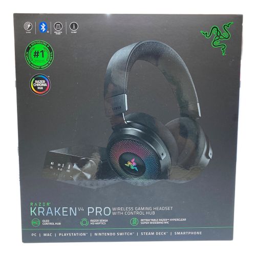 Razer ゲーミングヘッドフォンセット Kraken V4 Pro＆Base Station V2 Chroma