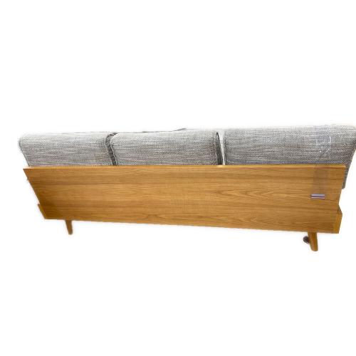 UNICO (ウニコ) 3人掛けソファー ALBERO　グレー×ナチュラル