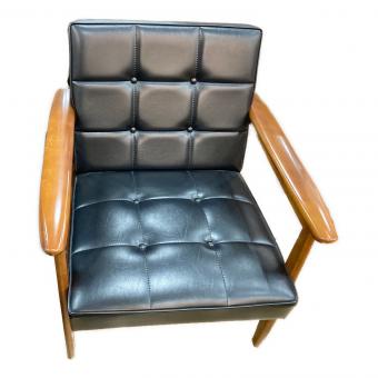 カリモク60 (カリモクロクマル) 1人掛けソファー スタンダードブラック  Kチェア