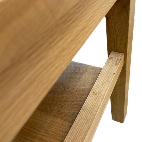 無印良品　無垢材ベンチ ナチュラル  2段 木製