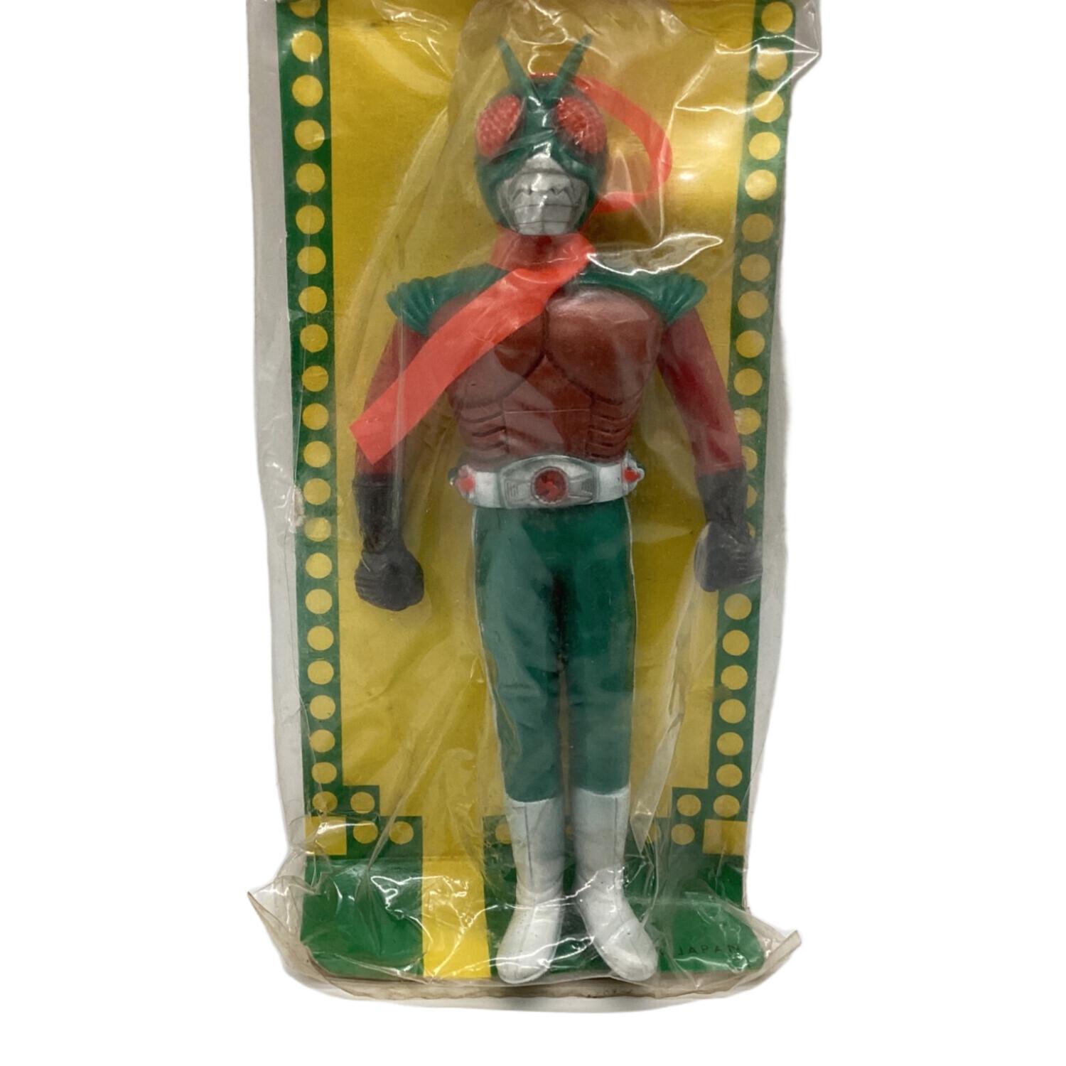 連休特価】仮面ライダー スカイライダー ソフビ人形・面取れ約19