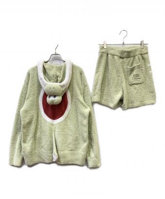 gelato pique (ジェラートピケ) SUPER MARIO (スーパーマリオ) ヨッシー ルームウェア セット ホワイト×グリーン SIZE:Free