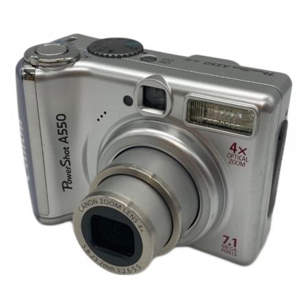 Canon PowerShot A550 PC1230キャノン デジカメ CANON (キヤノン) デジタルカメラ PowerShot A550 PC1230 740万画素(総