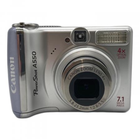 Canon PowerShot A550 コンパクトデジタルカメラ　ジャンク CANON (キヤノン) デジタルカメラ PowerShot A550 PC1230 740万画素(総