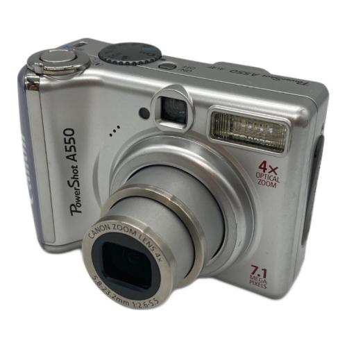 CANON (キヤノン) デジタルカメラ PowerShot A550 PC1230 740万画素(総画素) 乾電池 通常：ISO80～800 15～1/2000 秒 4312112810