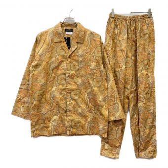 Yves Saint Laurent (イヴサンローラン) パジャマ メンズ SIZE M オレンジ 日本製 ㈱荻原 YSP-4066 国内代理店表記 有