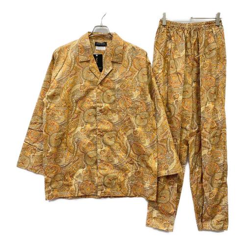 Yves Saint Laurent (イヴサンローラン) パジャマ メンズ SIZE M オレンジ 日本製 ㈱荻原 YSP-4066 国内代理店表記 有