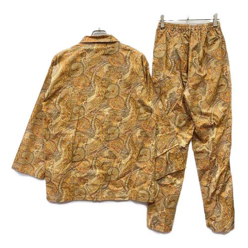 Yves Saint Laurent (イヴサンローラン) パジャマ メンズ SIZE M オレンジ 日本製 ㈱荻原 YSP-4066 国内代理店表記 有