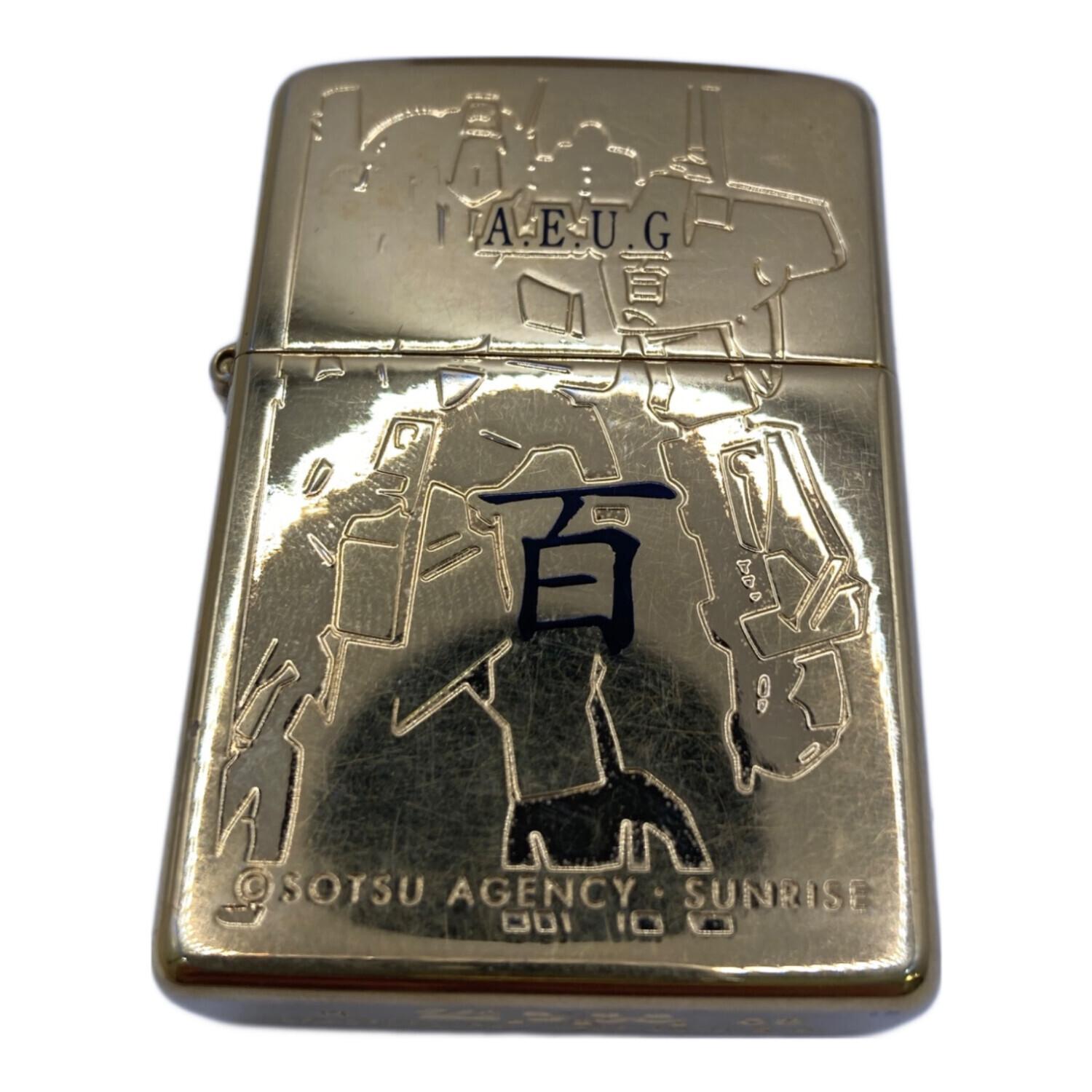 【匿名配送】【新品未使用】機動戦士Zガンダム ジッポライター メタルケース 百式 ZIPPO (ジッポ) ZIPPO 機動戦士Zガンダム 百式 2003年製造｜トレファク