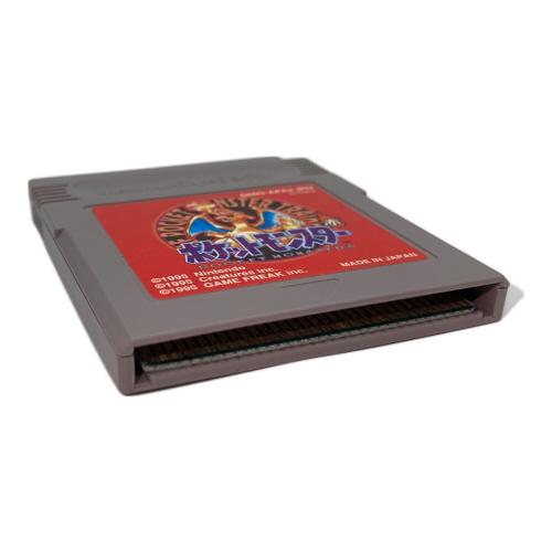ゲームボーイ用ソフト ポケットモンスター 赤
