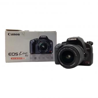 CANON (キヤノン) デジタル一眼レフカメラ EOS Kiss X2 レンズキット 1240万画素数 APS-C 専用電池 SDカード対応・SDHCカード対応 1/4000～30秒 1860506286
