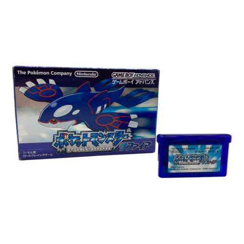 ゲームボーイアドバンス用ソフト ポケットモンスター サファイア