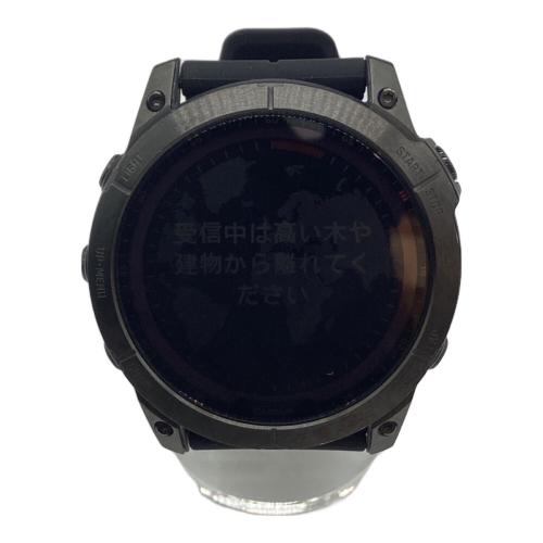 GARMIN (ガーミン) スマートウォッチ 2022年発売モデル fenix 7X Sapphire Dual Power Ti Carbon Gray DLC Black 〇 721000879
