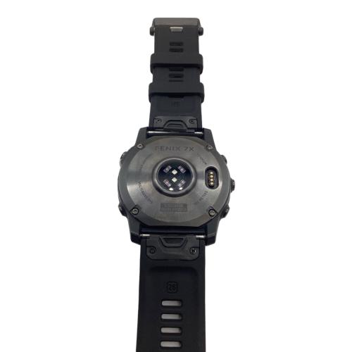 GARMIN (ガーミン) スマートウォッチ 2022年発売モデル fenix 7X Sapphire Dual Power Ti Carbon Gray DLC Black 〇 721000879
