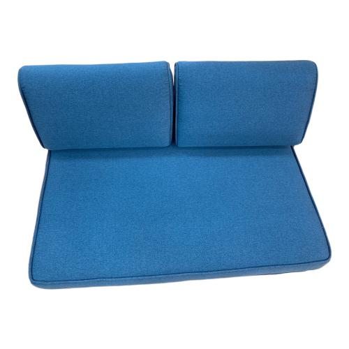 UNICO (ウニコ) 2人掛けソファー ALBERO　ブルー×ライトブラウン