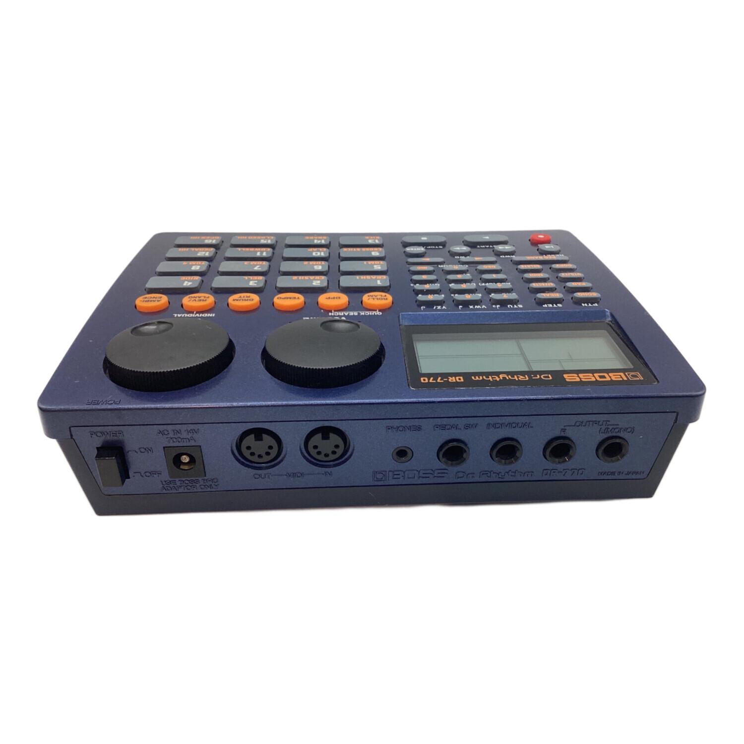 BOSS (ボス) リズムマシン DR-770 Dr.Rhythm 通電のみ確認済み 