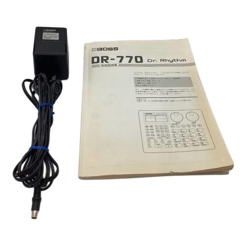 BOSS (ボス) リズムマシン DR-770 Dr.Rhythm 通電のみ確認済み