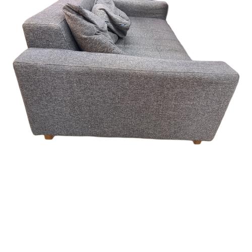 UNICO (ウニコ) 2人掛けソファー ブラウン ファブリック QUEUE