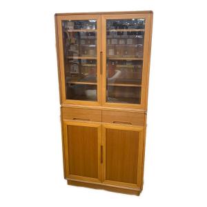 食器棚 ナチュラル 167 2枚扉 チーク材