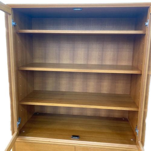 食器棚 ナチュラル 167 2枚扉 チーク材