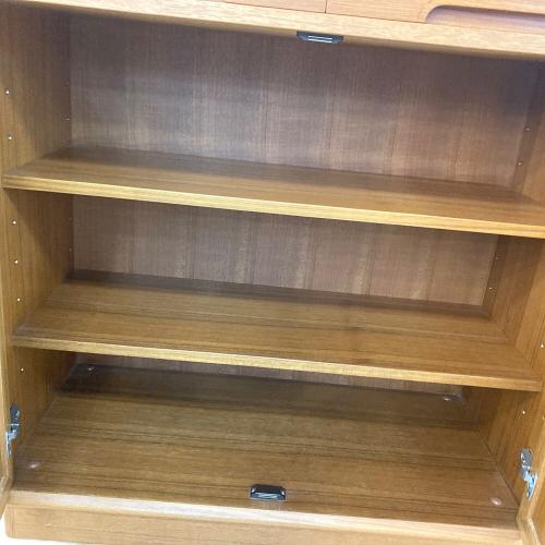 食器棚 ナチュラル 167 2枚扉 チーク材