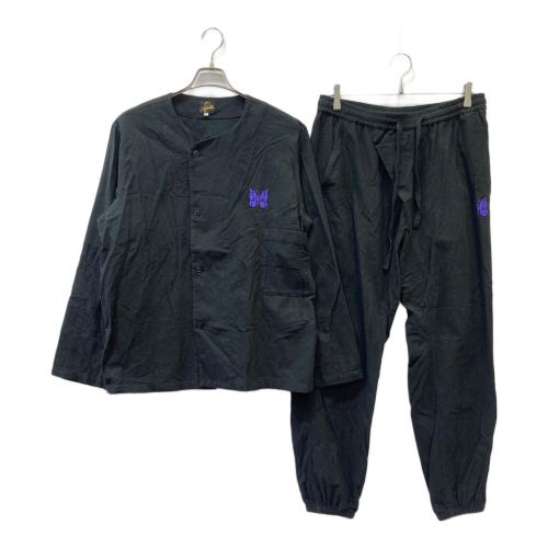 Needles (ニードルズ) パジャマセットアップ メンズ SIZE M ブラック NS239SH 国内代理店表記 有