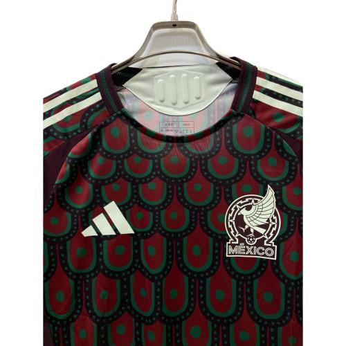 adidas (アディダス) サッカーウェア(トップス) メンズ SIZE XL ワインレッド×グリーン メキシコ代表 2024 ホーム IP6379