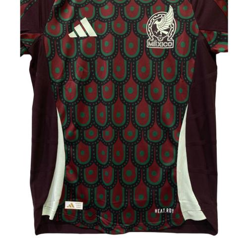 adidas (アディダス) サッカーウェア(トップス) メンズ SIZE XL ワインレッド×グリーン メキシコ代表 2024 ホーム IP6379